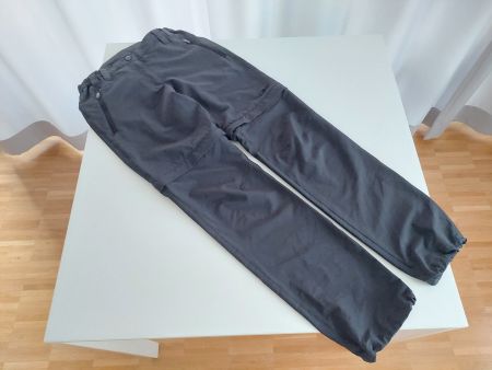 CMP Zip-Off Wanderhose Dunkelgrau , Grösse 152