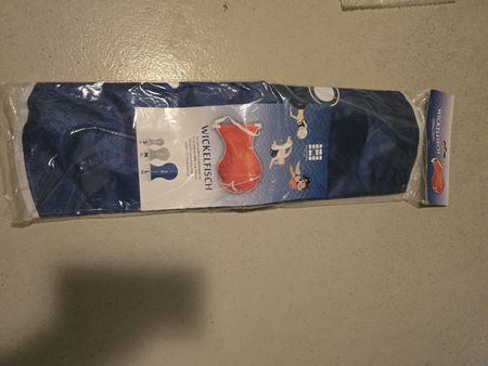 Wickelfisch Schwimmbeutel/Schwimmtasche/Aarebag L blau neu O