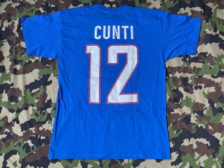2015 T-Shirt ZSC #12 Cunti Zurich Hockey New with Tag Sz L