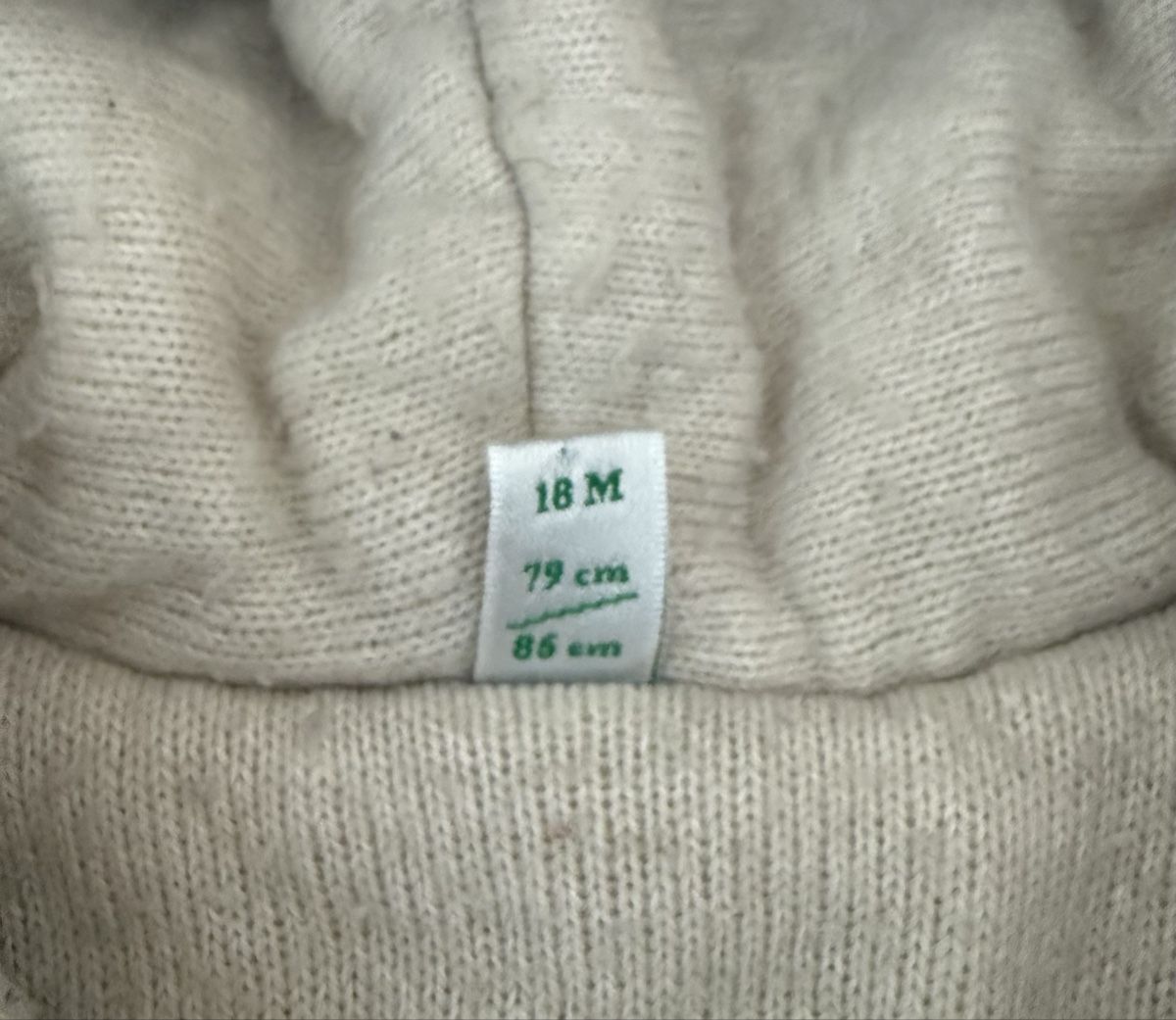 Giacche & Cappotti: Veste en tricot doublée, pour la mi-saison, taille 86 – Usato da Genève venduto da valmath 5