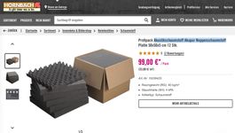Schaumstoffplatten zur Schalldämmung, Polsterung od. Füllung