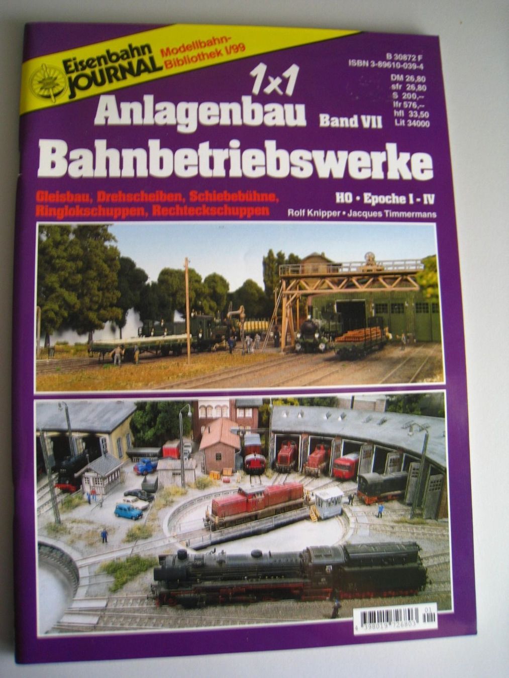 Riviste & Magazine: Eisenbahn Journal, Bahnbetriebswerke, 1999 – Usato da Buchs ZH venduto da swiss-train