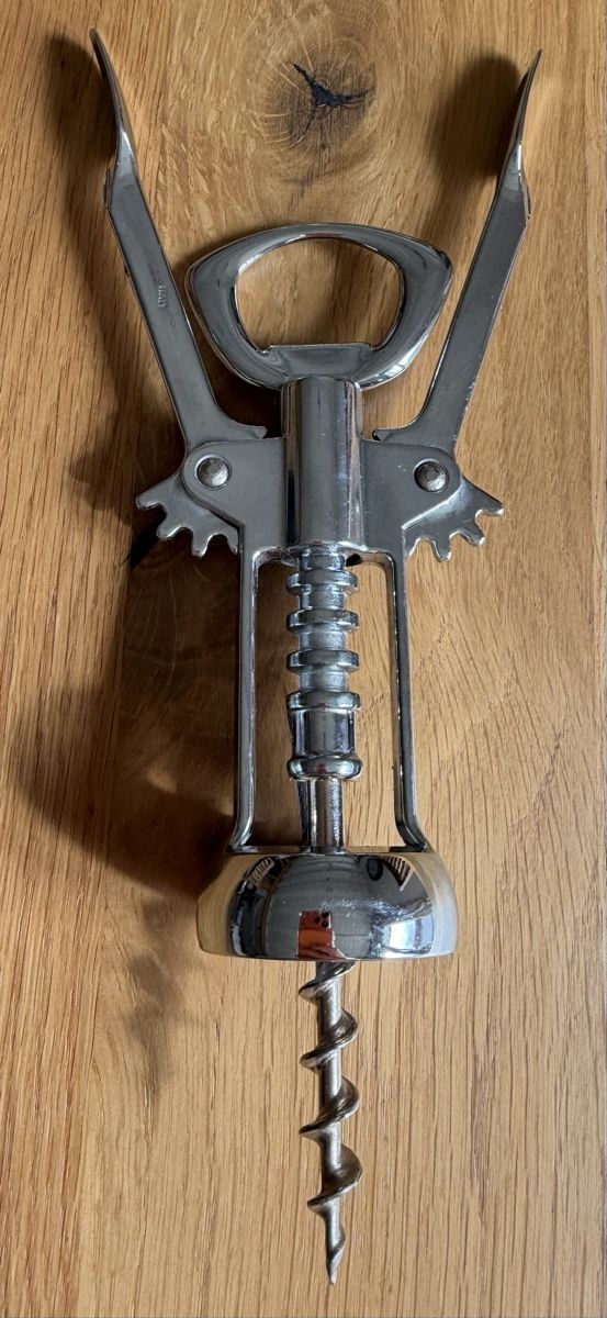 Apribottiglie & Tappi per chiusura: Tire-bouchon chromé, robuste et efficace! – Usato da Grolley venduto da Vale82 1