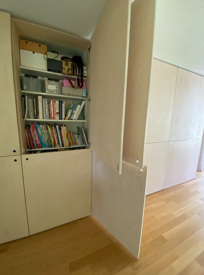 Armadi: Ikea Hack Einbauschrank im skandinavischen Stil aus Birke – Usato da Zürich venduto da anjuschke 3