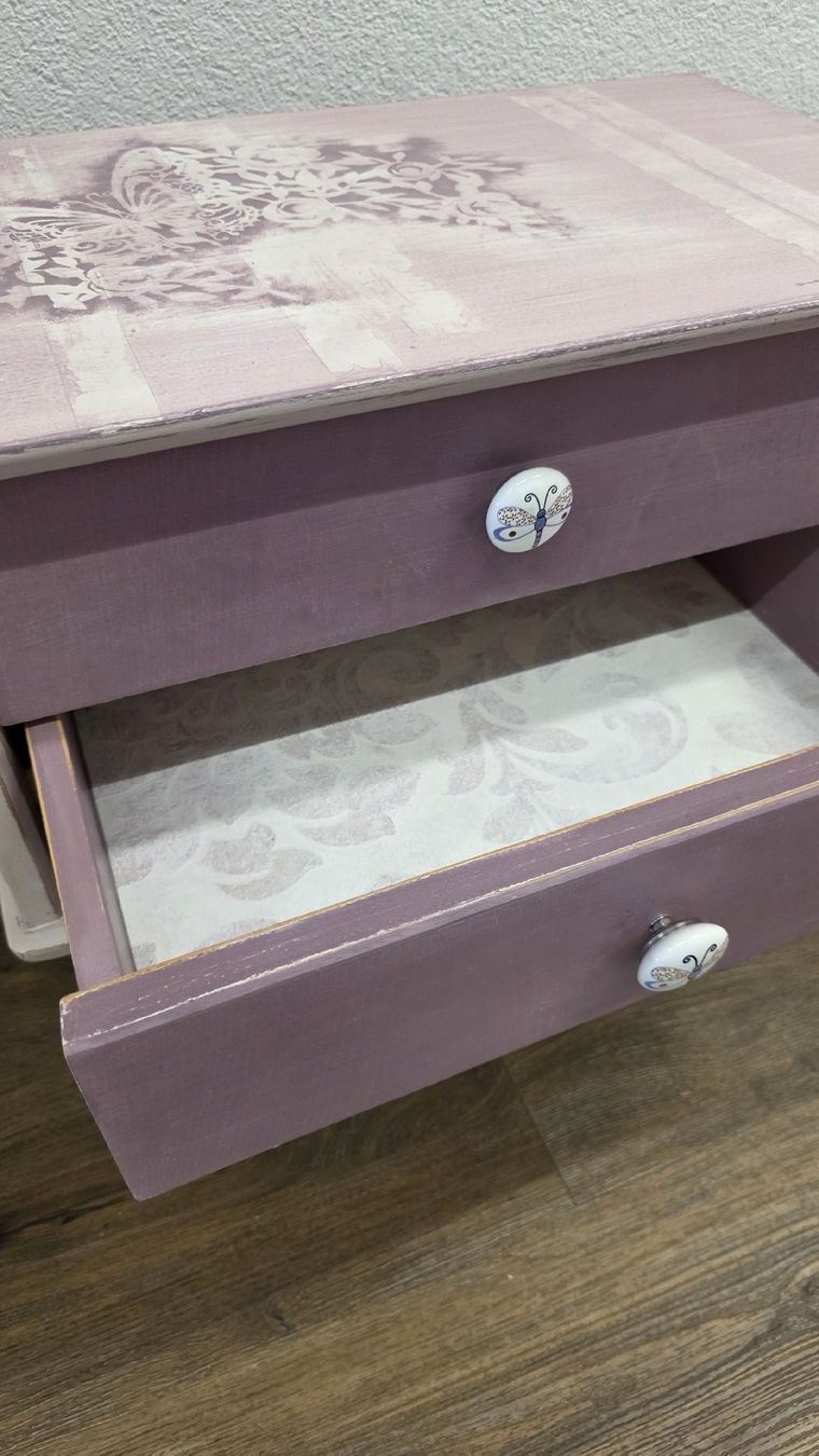 Comodini: Nachttischli Holz, Shabby Chic Stil – Usato da Niedergösgen venduto da MG46 4