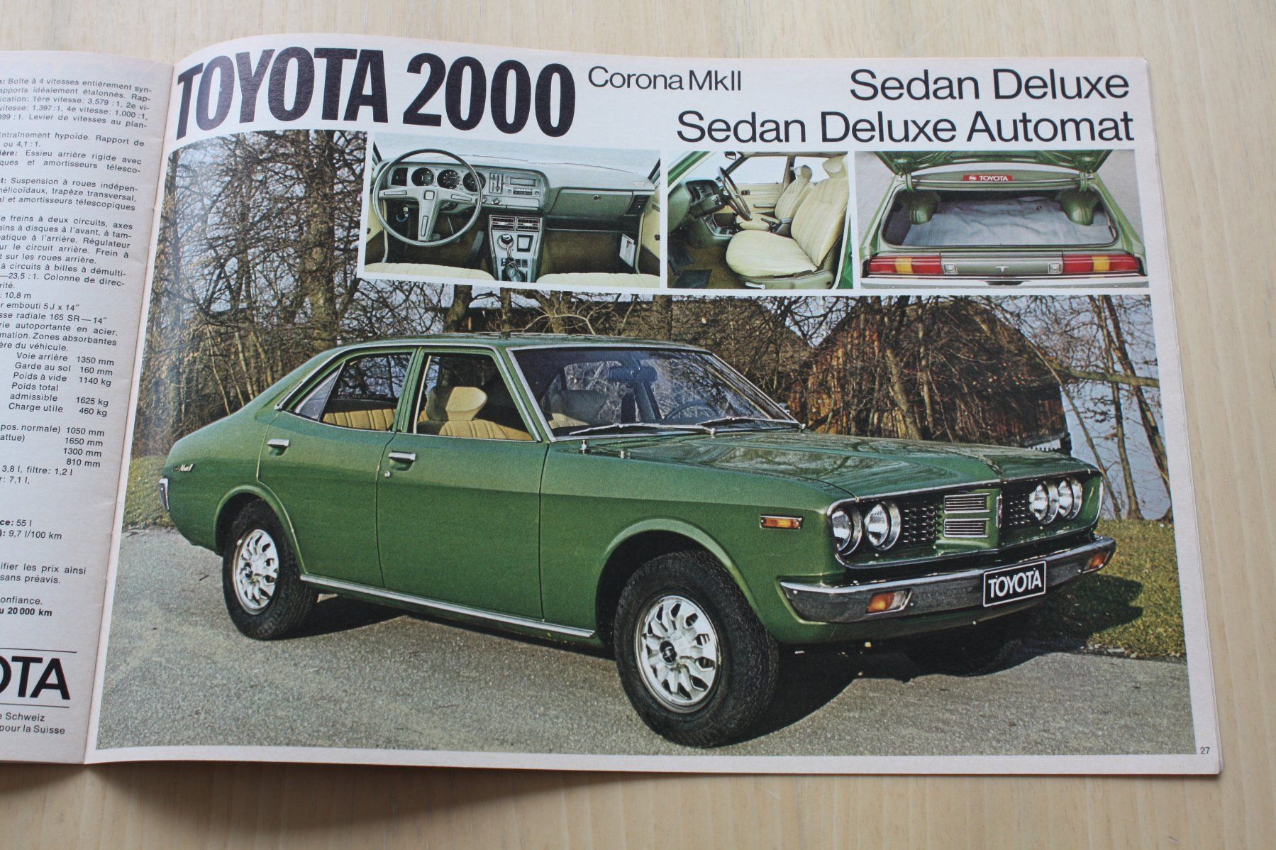 Toyota Documenti: Toyota CH-Prospekt 1975 – Usato da Wikon venduto da erwin400 8