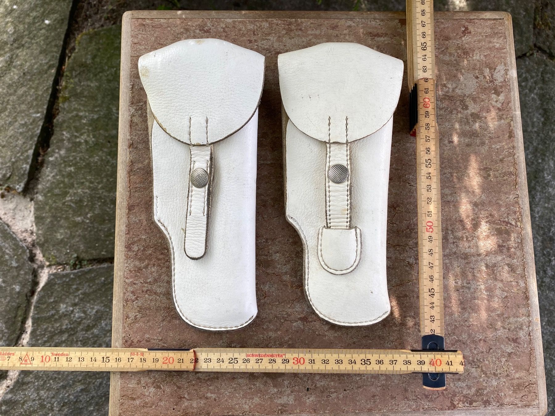 Tiro a segno: 2 originale Pistolenholster Militärpolizei / Heerespolizei – Usato da Feldbach venduto da Olive1 9