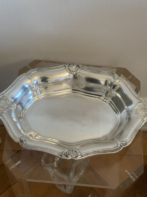 Plat Ancien En Métal Argenté ERCUIS – Style Christofle – C23