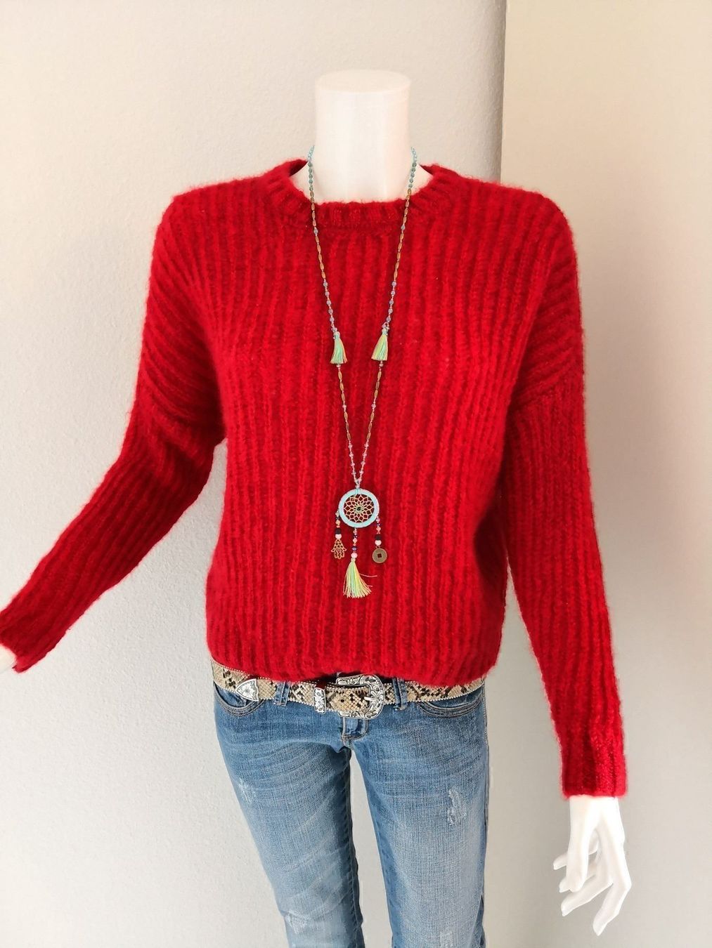 Mango Pullover & Sweatshirts: 🤩MANGO MOHAIR STRICK PULLOVER ROT NEU & MISSONI P. – Neu (gemäss Beschreibung) aus Olten von Naja-Twins-Twins 1