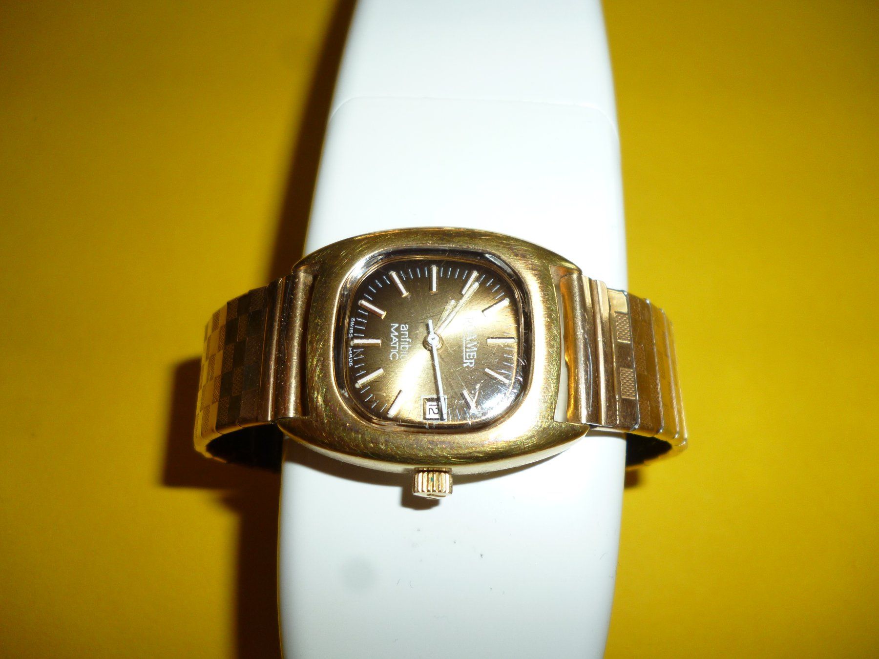 Roamer Orologi: Automatikuhr mit Datum vergoldet gebraucht – Usato da Neuhausen venduto da Charlotte51