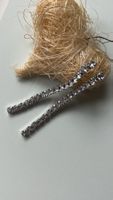 Orecchini a cerchio con strass nuovi