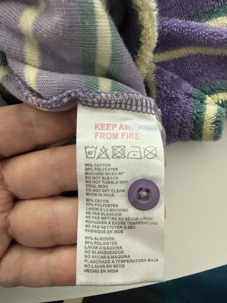 Magliette Polo: Polo à rayures violettes M bon état – Usato da Courtételle venduto da ann_57c2 4