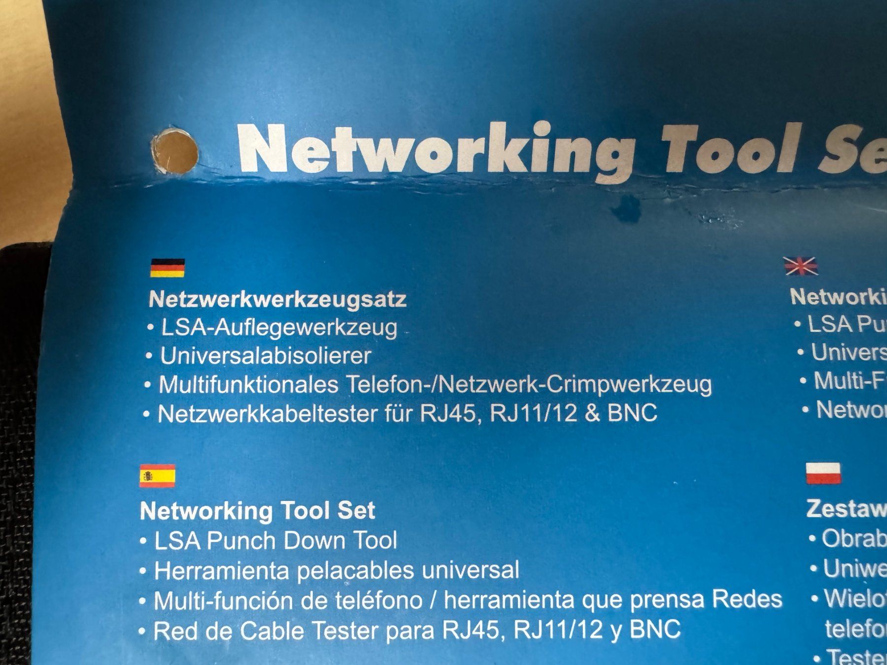 Tutti gli attrezzi: LogiLink Networking Tool Set NEU – Nuovo e nell'imballaggio originale da Opfikon venduto da Camparisoda 3