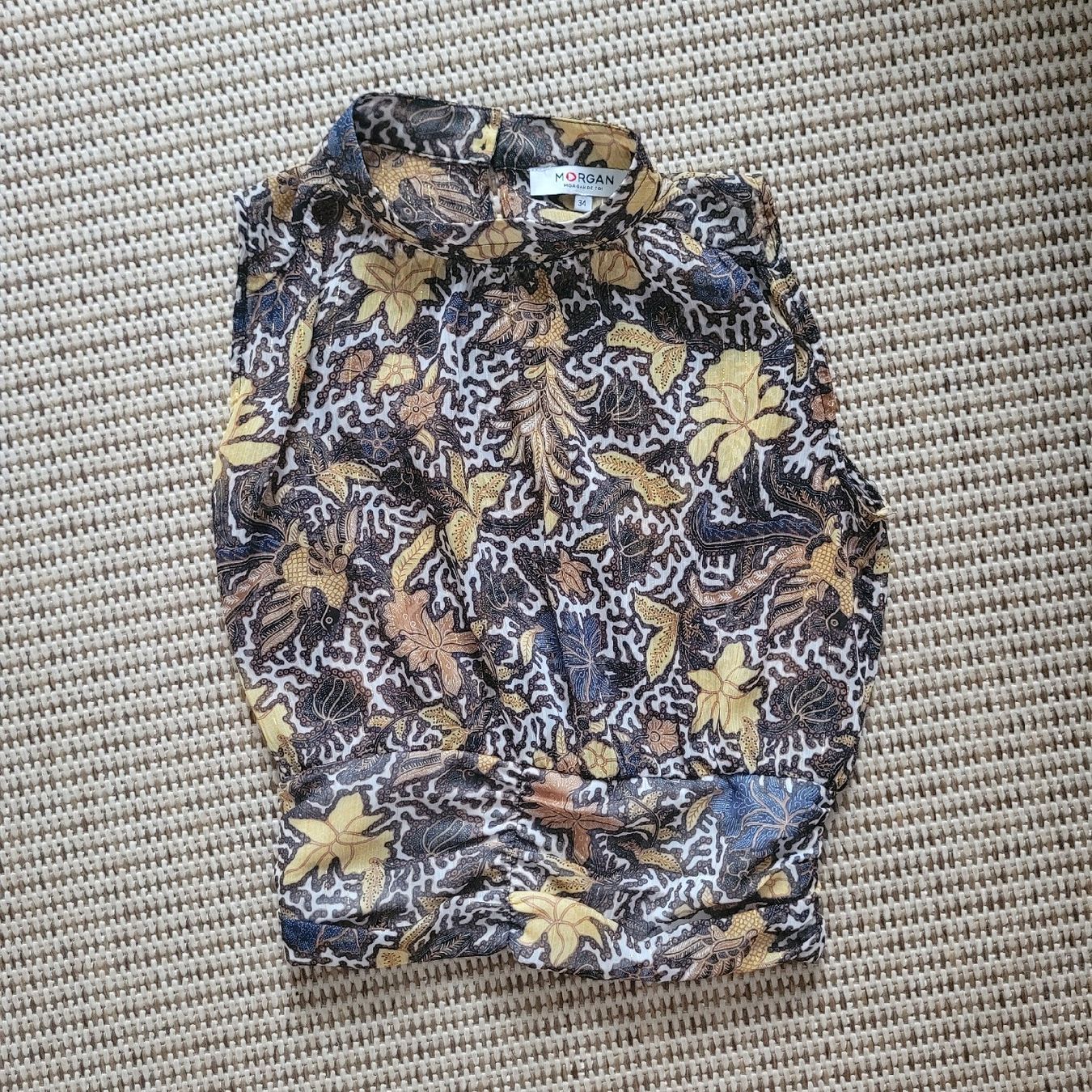 Morgan Top: MORGAN Top taille 34 imprimé floral – Nuovo (secondo la descrizione) da Genève venduto da Tanaa_12 3