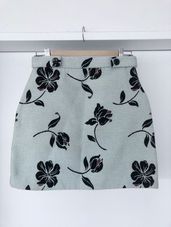 Rock mit Blumenmuster von Zara, M, Vintage