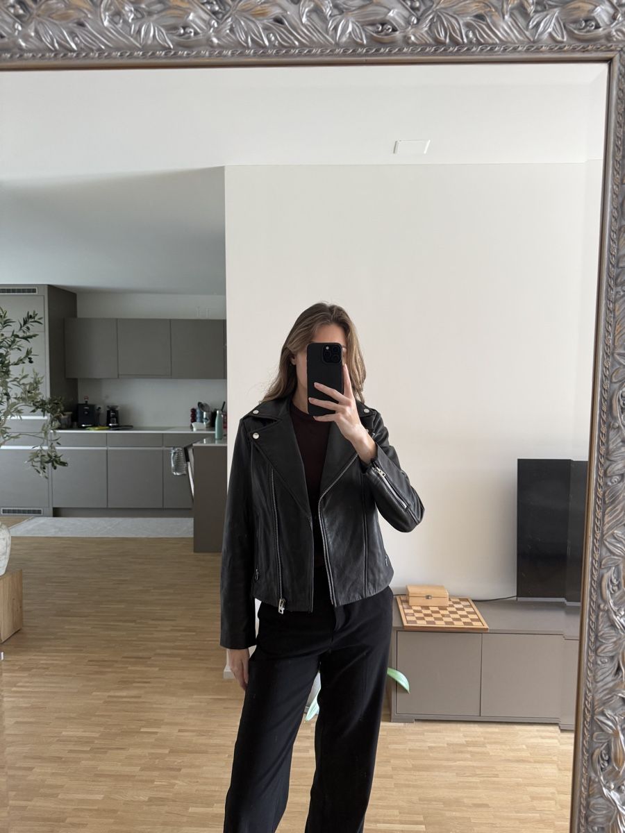 Mango Jacken: Lederjacke Mango schwarz – Neu (gemäss Beschreibung) aus Zürich von Bianca111_ 1