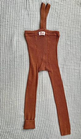Gr.86-95, Silly Silas Legging mit GummihosenTräger braun