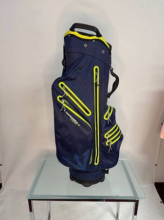 Komperdell Golf Cartbag  blau / neongrün  gebraucht