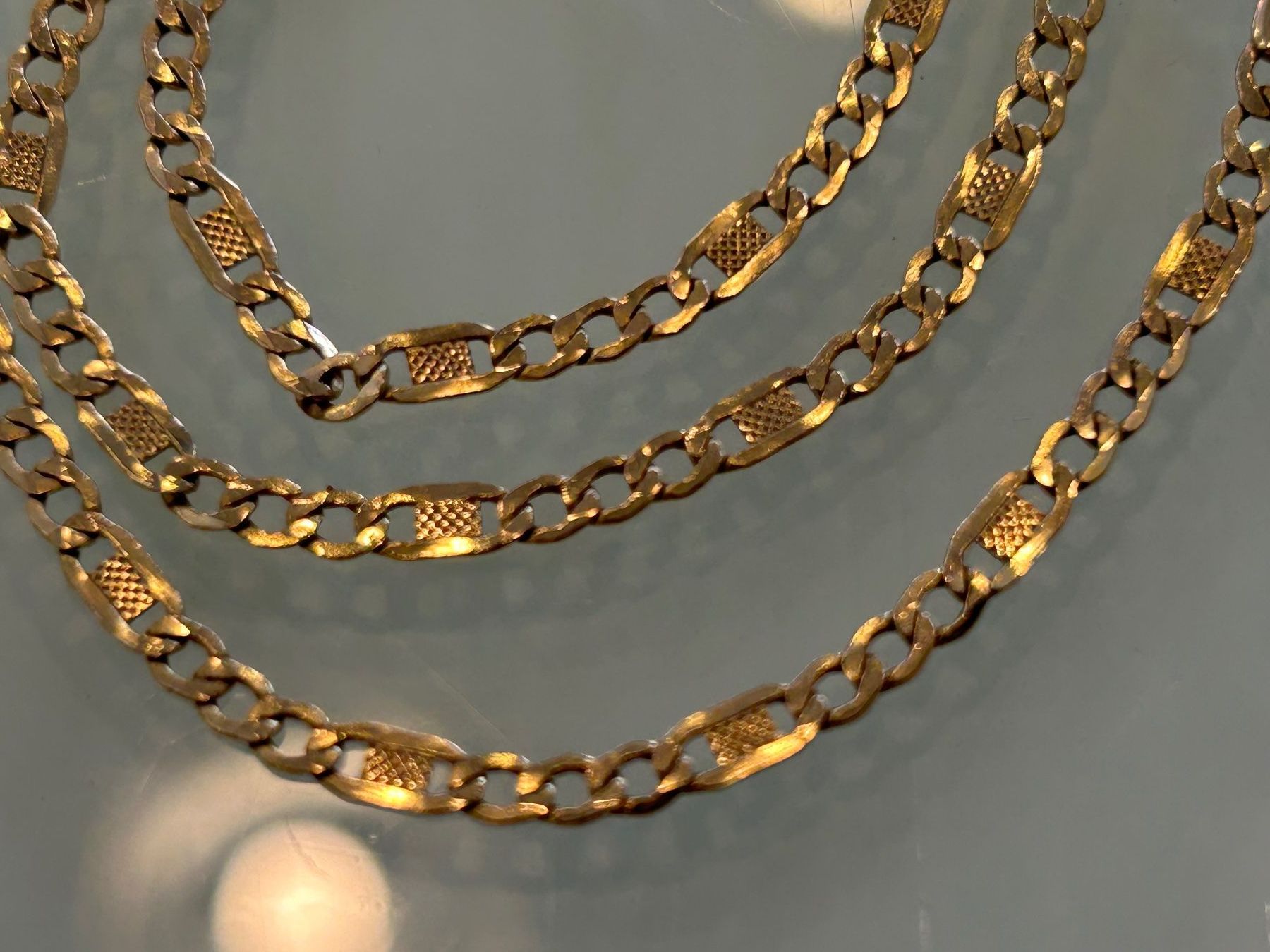 Catenine: 585er 14 karat goldkette 45 cm lang – Usato da herisau venduto da hb_gold 2