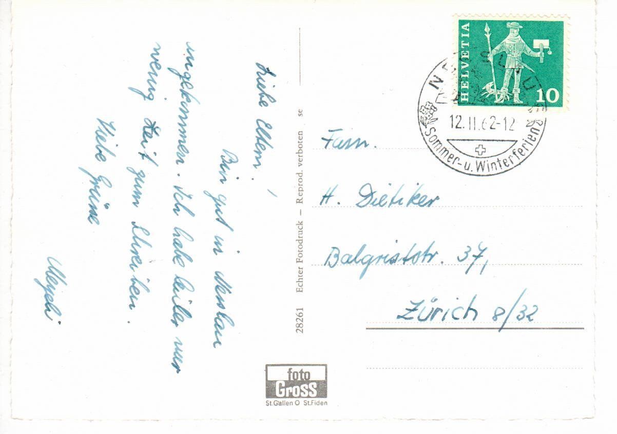 Cartoline postali: Nesslau – Usato da Wolhusen venduto da Curver9 1