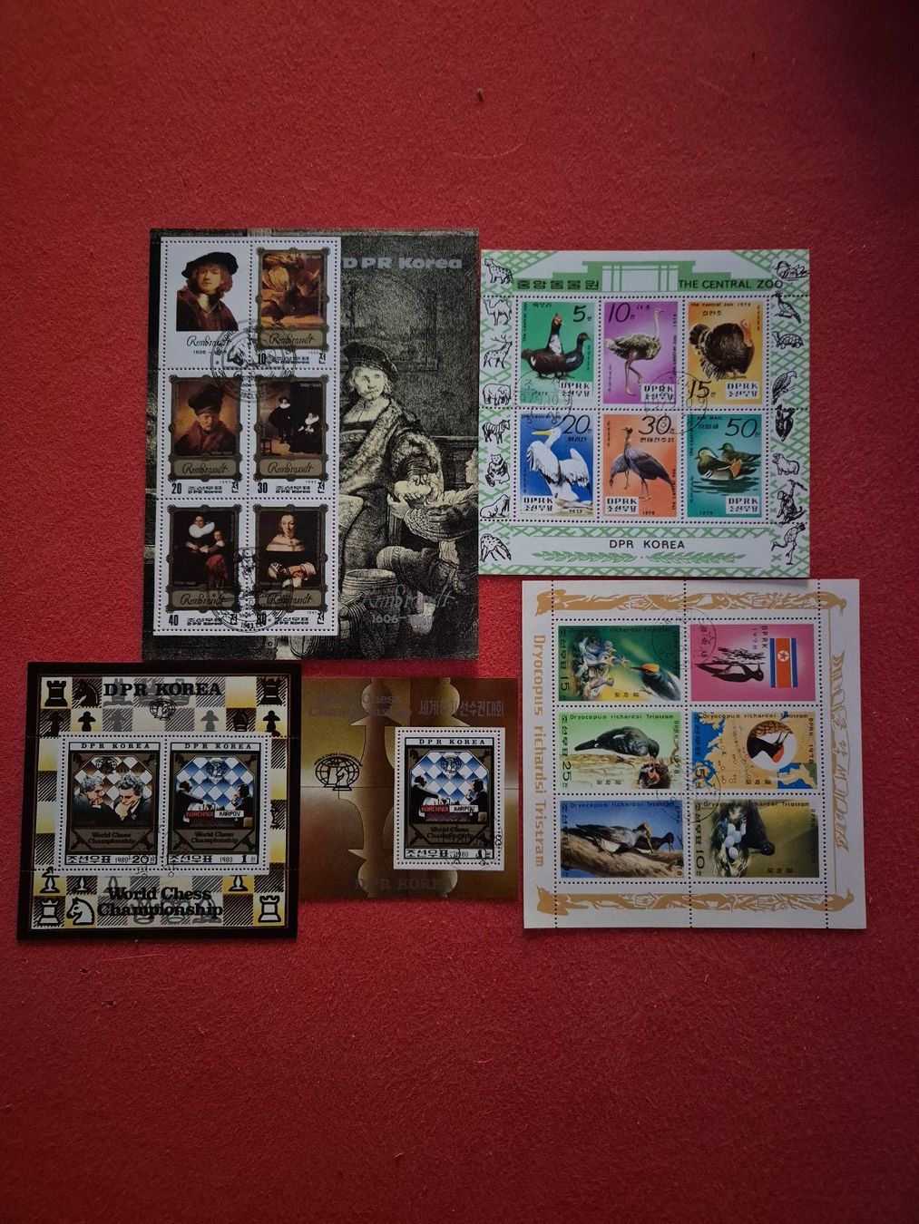 Tous les timbres: Briefmarkenblocks Nordkorea DPR – D'occasion à Steinhausen par Scrashel
