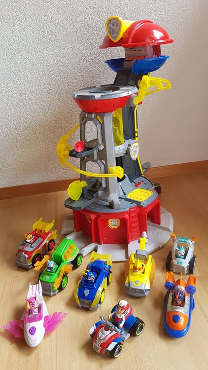 PAW Patrol Zentrale Mighty Pups Aussichtsturm/Hauptquart | Kaufen auf