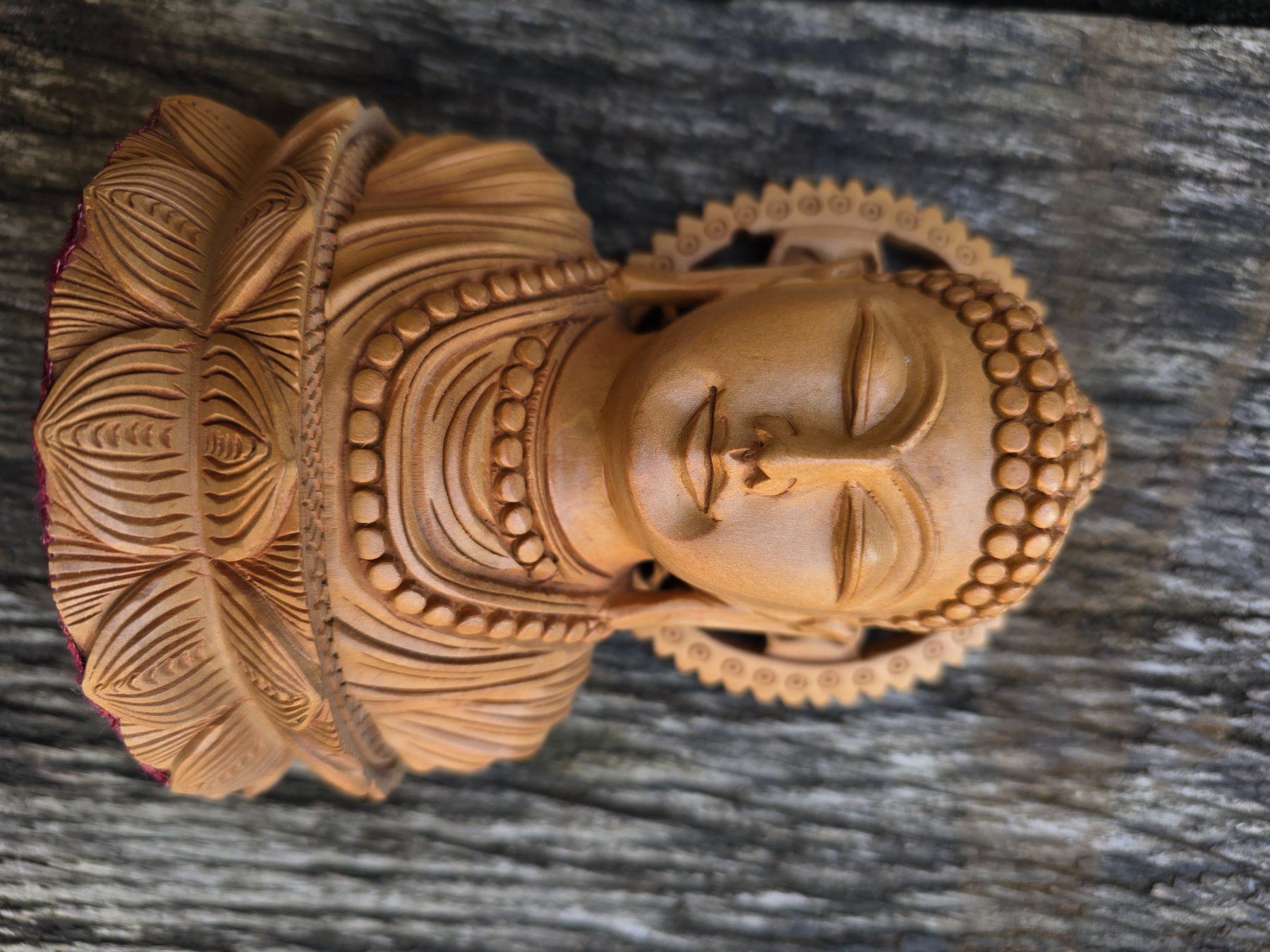 Skulpturen & Statuen: Holz: Buddha aus Indien – Neu (gemäss Beschreibung) aus Romanshorn von Rachacha 7
