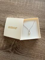 Amor Halskette mit „Perle“, Silber 925, ungetragen