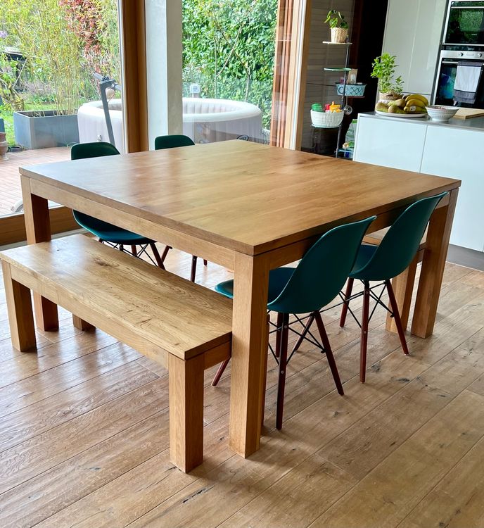 Magnifique Table à manger carrée Ethnicraft Kaufen auf Ricardo