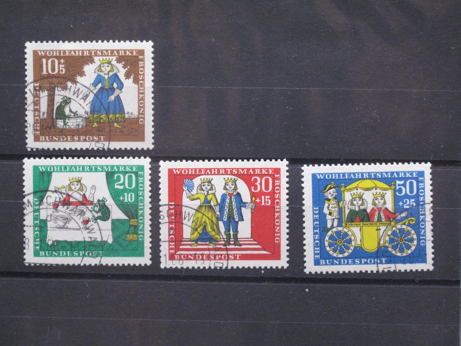 Tutti i francobolli: BRD 1966 Grimm Märchen VIII gest. – Usato da Wil SG venduto da fva01