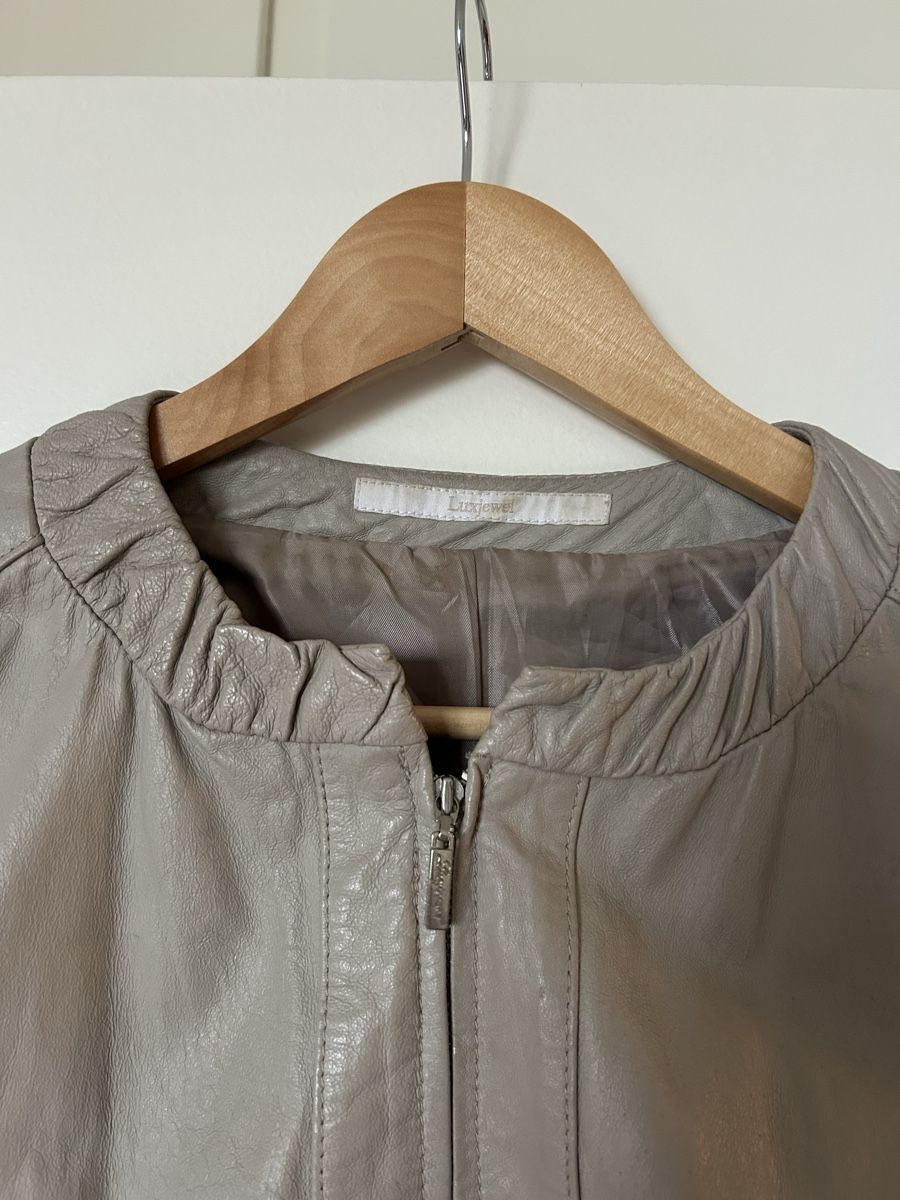 Giacche: grey faux leather jacket – Usato da Zürich venduto da ori_9dcy 3