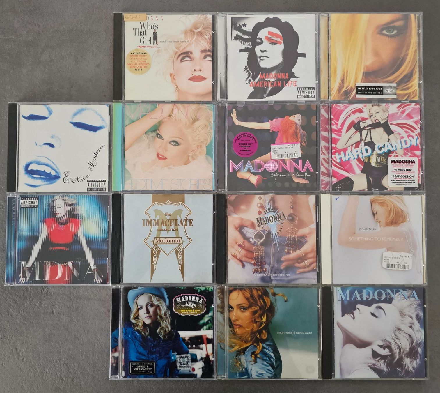 CD: Madonna CD's – Usato da Unterkulm venduto da Chaplyn2018