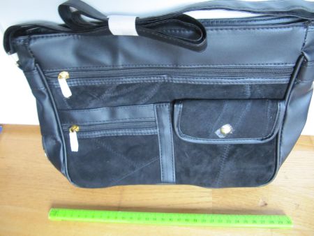 Herrentasche Umhängetasche Schulter-Tasche, schwarz