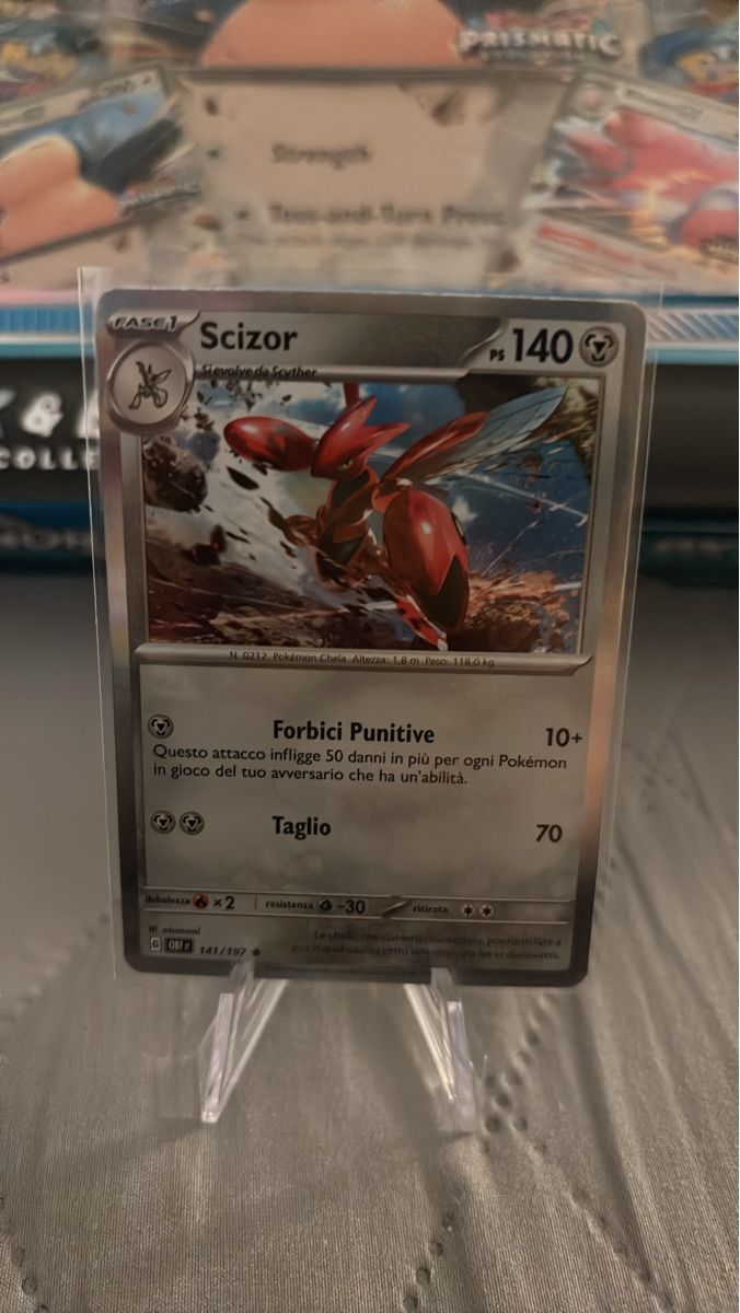 Pokémon Carte collezionabili: Pokemon Karte - Scizor – Usato da Rickenbach b. Wil venduto da PokemonSwissSpotify