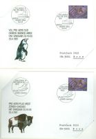 1981_Pro Aero Flüge N/S/W/O; 5 Briefe mit Ankunftsstempel