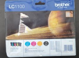 Brother LC1100 cartouches d'encre noir, cyan, magenta, jaune