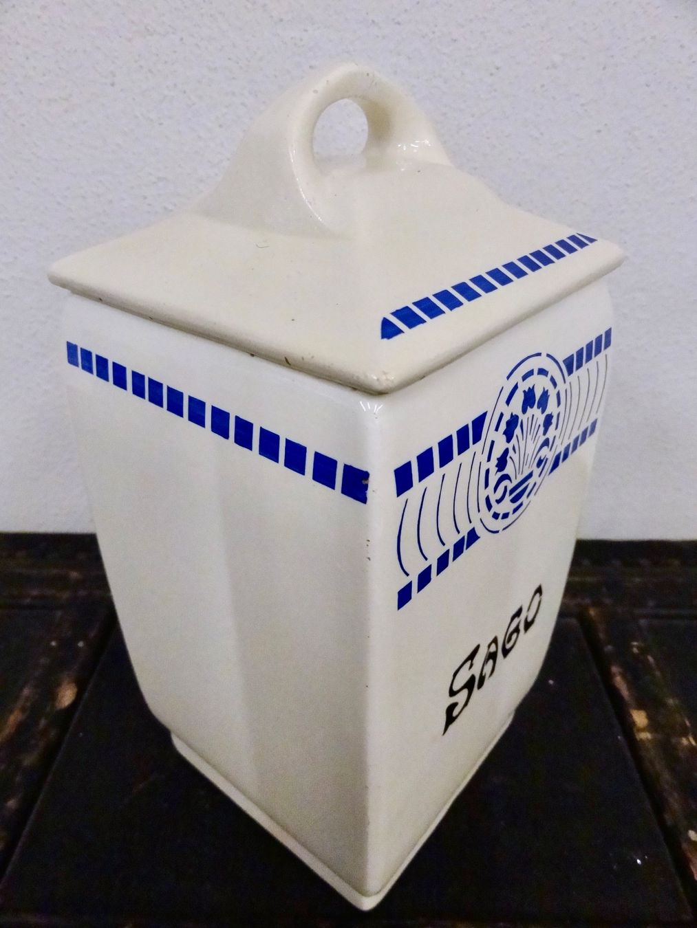 Contenitori & Simili: Vintage Vorratsdose SAGO Dose Vorratsbehälter Keramik – Nuovo (secondo la descrizione) da Kerzers venduto da zimmergruen 7