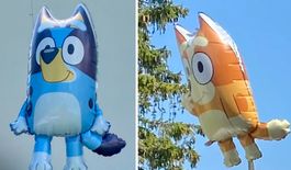 Ballons Bluey & Bingo 85cm - Idéal anniversaire!