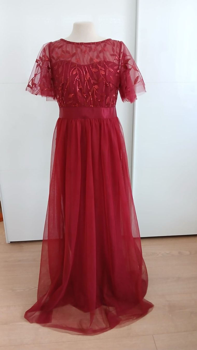 Vestiti: Robe de soirée en tulle – Usato da Chamoson venduto da Mauritius1