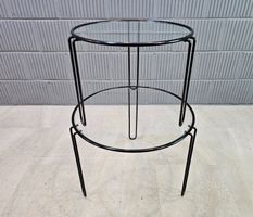 1980 Wire Nesting Tables, Satztisch, Coffee-Table Glastische
