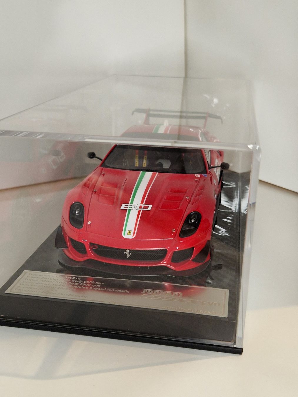 Modellini d'auto: Ferrari 599XX EVO Modellauto 1:18 CE – Nuovo e nell'imballaggio originale da Studen BE venduto da Continentalcollector