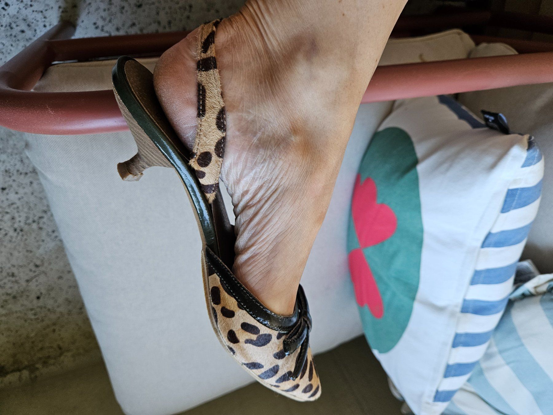 Scarpe da donna: Leoprint Kitteheel Slingpumps – Usato da Zürich venduto da nureni