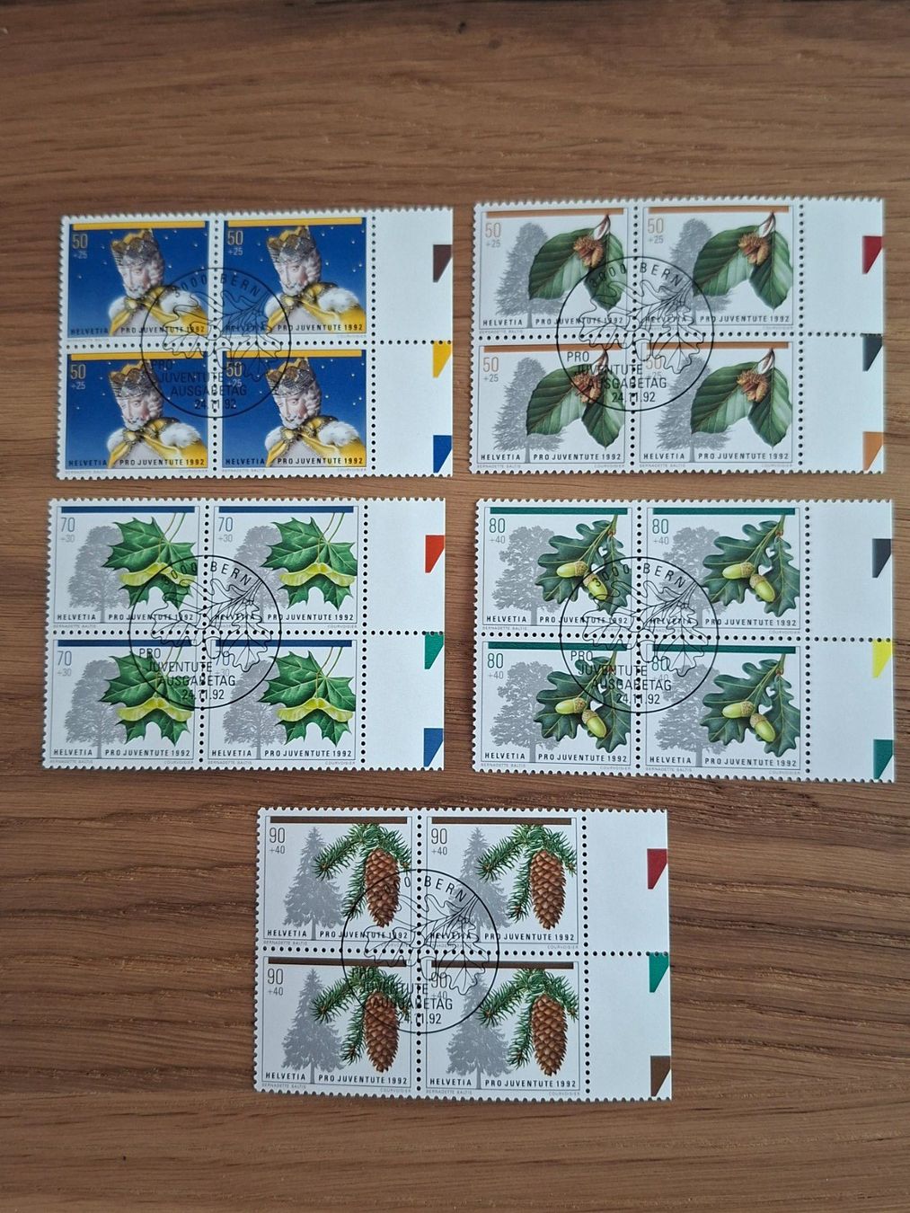 Tutti i francobolli: 4er Blocks: Pro Juventute 1992 – Nuovo (secondo la descrizione) da Hinterkappelen venduto da 1399