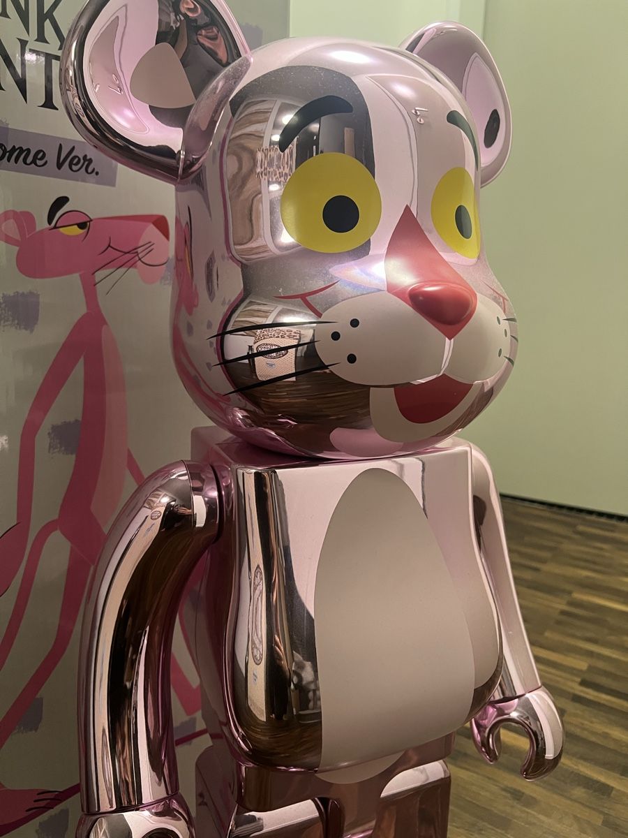 Medicom Toy Statuette: XXL Pink Panther Bearbrick Chrome Version, 1000% – Nuovo (secondo la descrizione) da Baar venduto da Lila2006 1