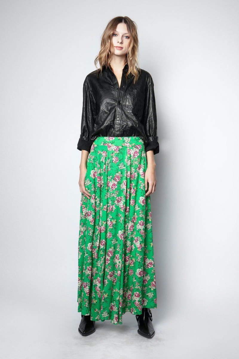 Gonne: Jupe Zadig&Voltaire Joyo Print Roses – Nuovo (secondo la descrizione) da Crans Montana venduto da ser_mps8