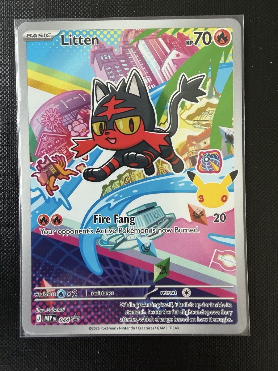 Pokémon Carte collezionabili: Litten #044 MEP EN – Nuovo (secondo la descrizione) da Savigny venduto da Matgab94