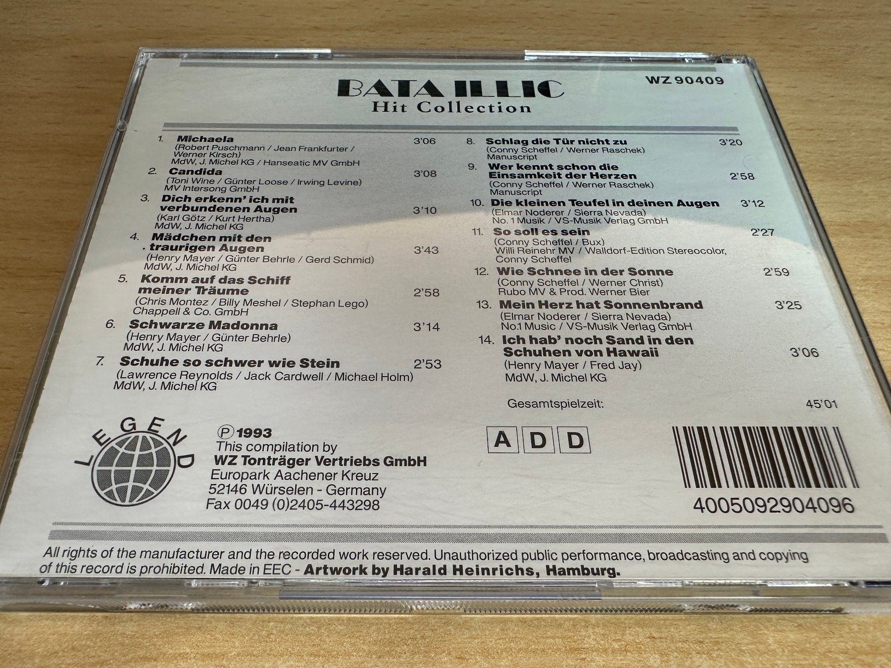 CD: Bata Illic – Hit Collection – Usato da Rikon im Tösstal venduto da Alpenmutz 1