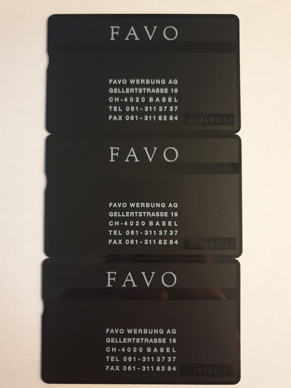 Schede telefoniche: FAVO 203L ungebr – Usato da Rain venduto da chesz 1