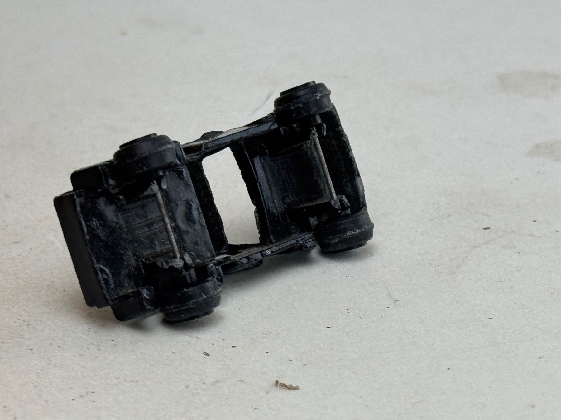 Jeep Modellini d'auto: GB5- Metallmodell Jeep Pick Up schwarz – Usato da Elm venduto da Wikmtz 2