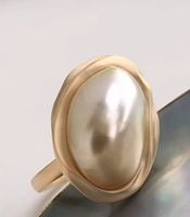 Gold Keshi Fingerring 18 Karat